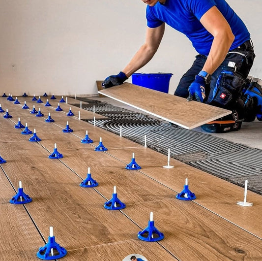 Präzise Fliesenverlegung mit dem MB Leveling Drehsystem