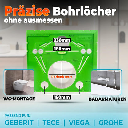 Anzeichenschablone Wand-WC