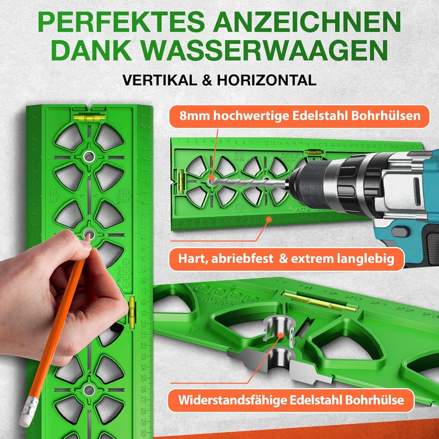 Bohrschablone Steckdose